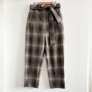 Wilfred Tie-front Pant (Plaid)
